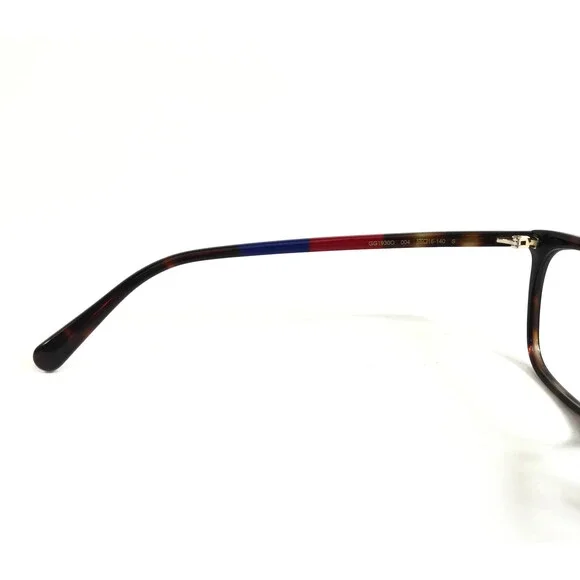 Gucci Eyeglasses Frames GG1930O 004 Tortoise Blue Red Cat Eye Full Rim 55-16-140 - Picture 10 of 12